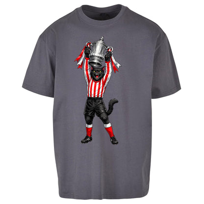 Retro Sunderland FA Cup Winners 1972-1973 - Oversized T Shirt