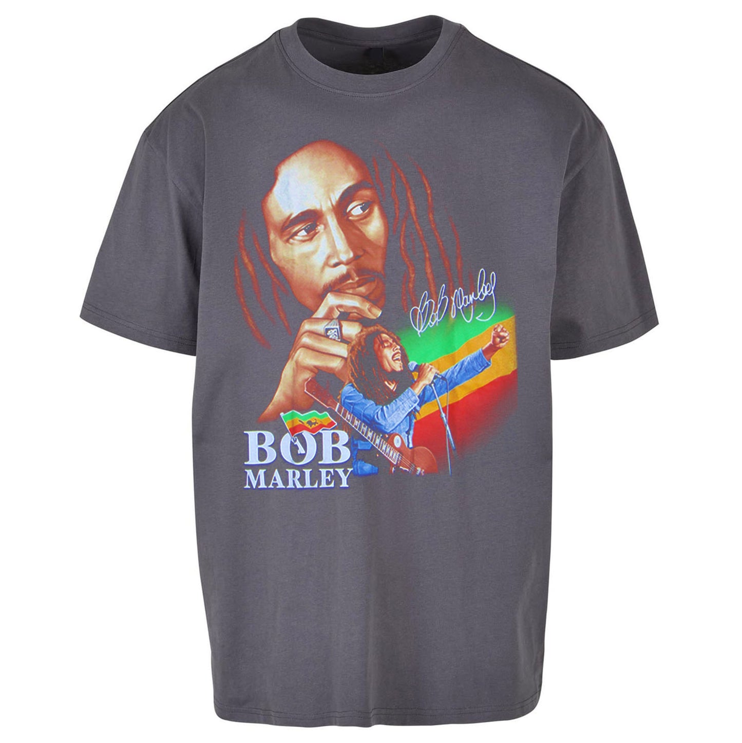 Bob Marley Iron Like A Lion Oversized T Shirt