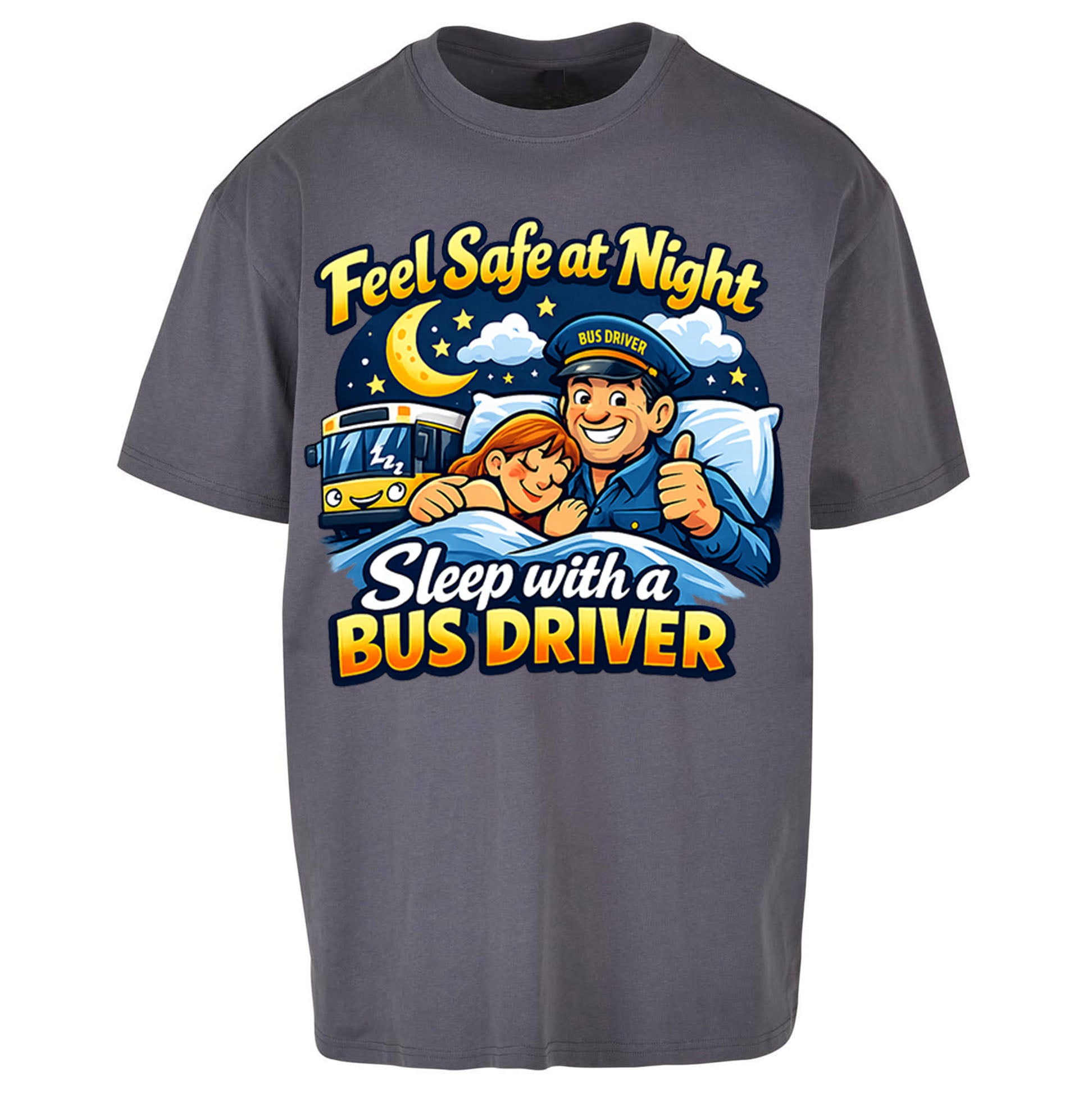 Bus Driver Job Title Oversized T Shirt