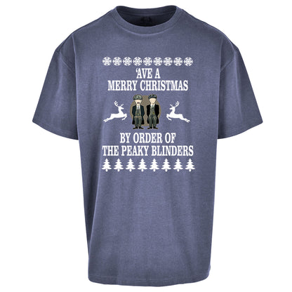 Peaky Blinders Christmas Oversized T Shirt