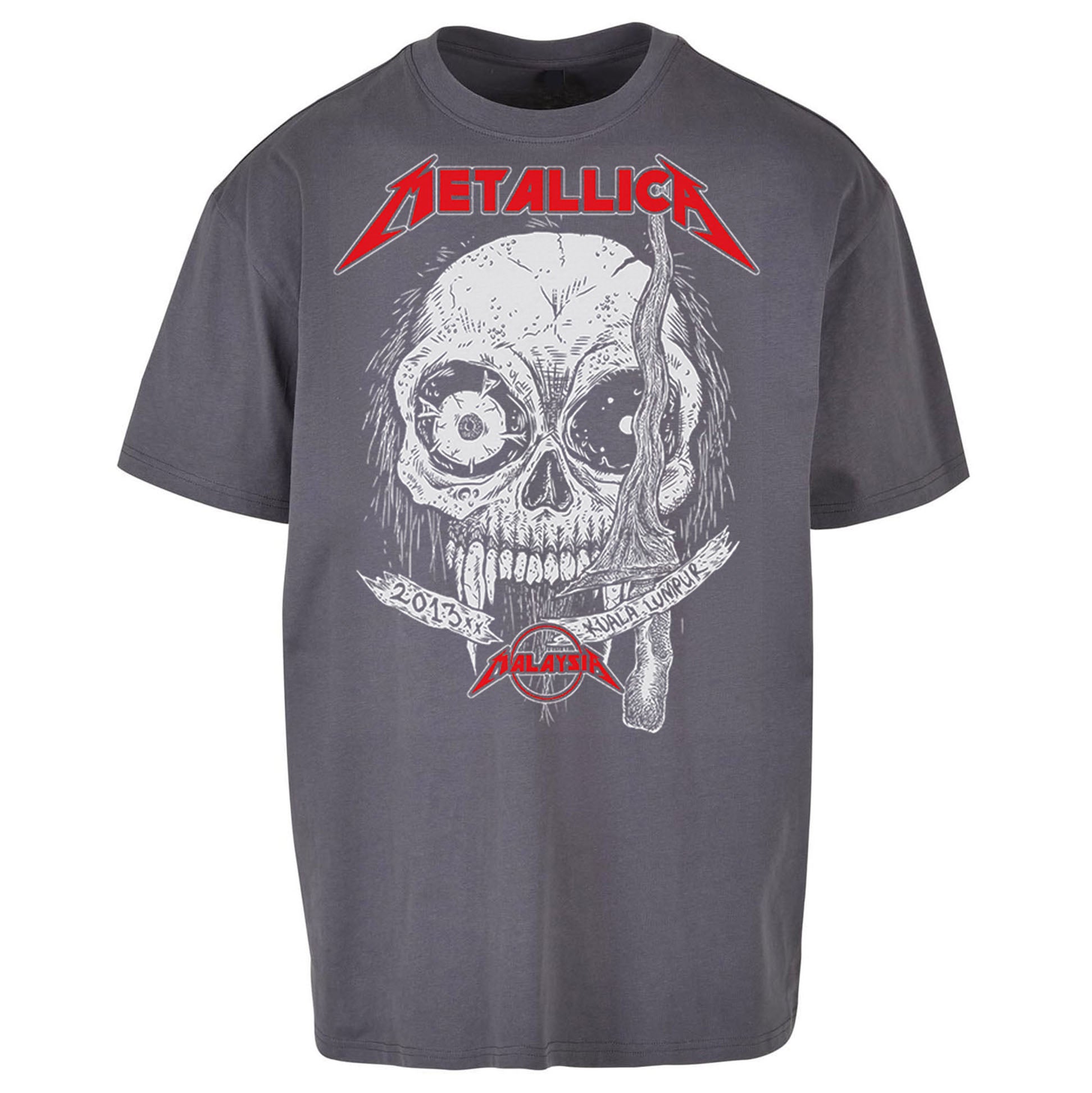 Metallica 2013 Kuala lumpur Oversized T Shirt