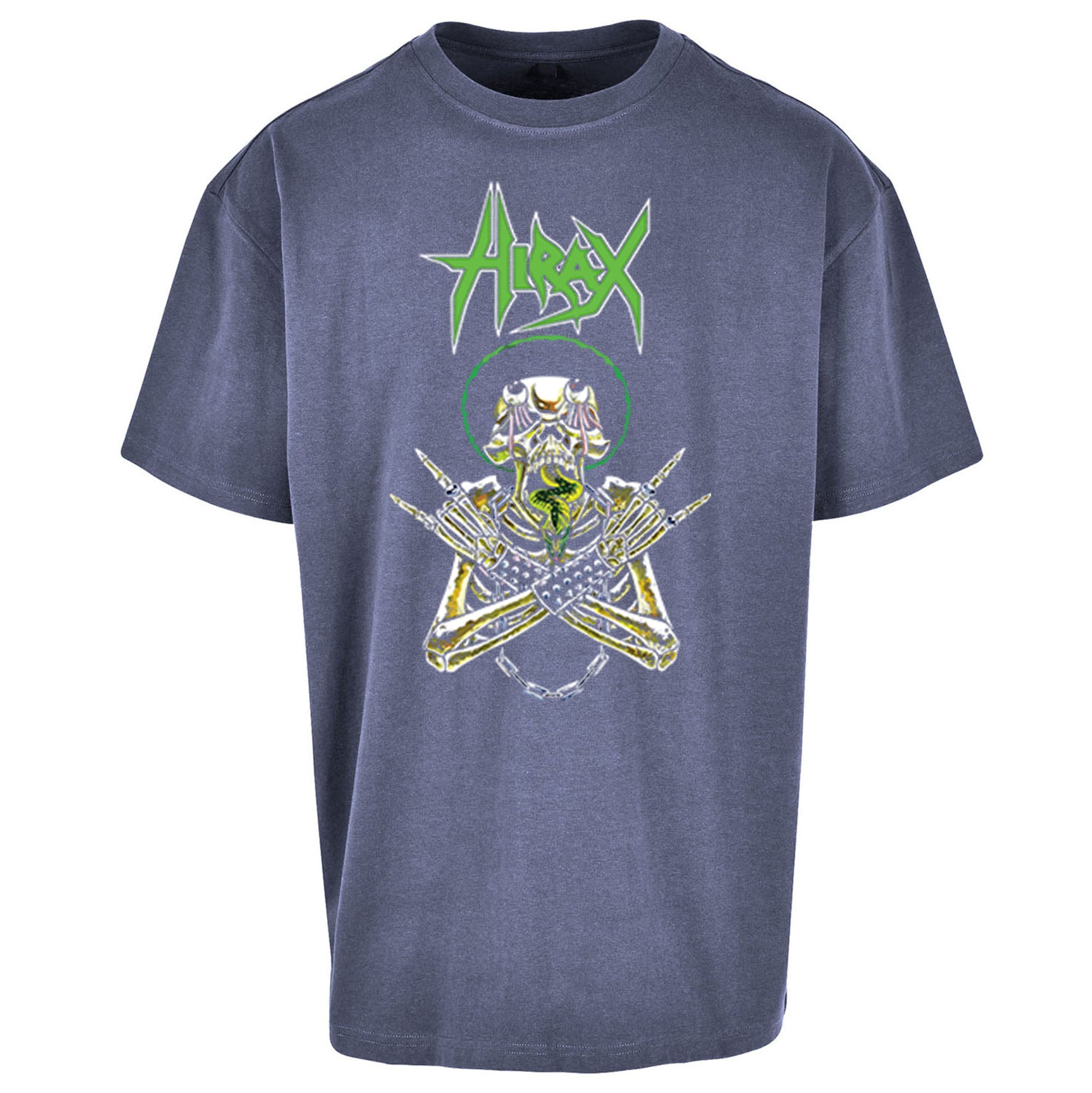 Hirax Rock Band Oversized T Shirt 