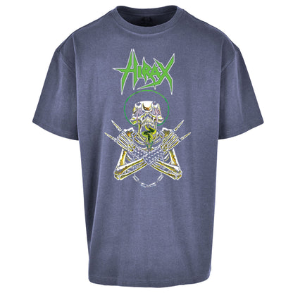 Hirax Rock Band Oversized T Shirt 