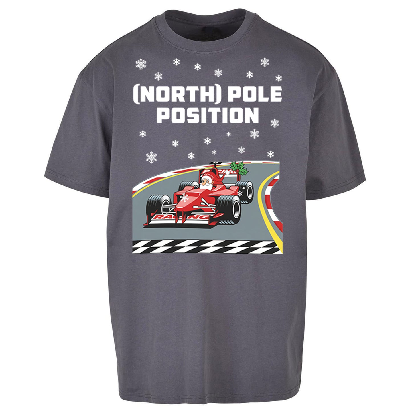 North Pole Christmas Oversized T Shirt