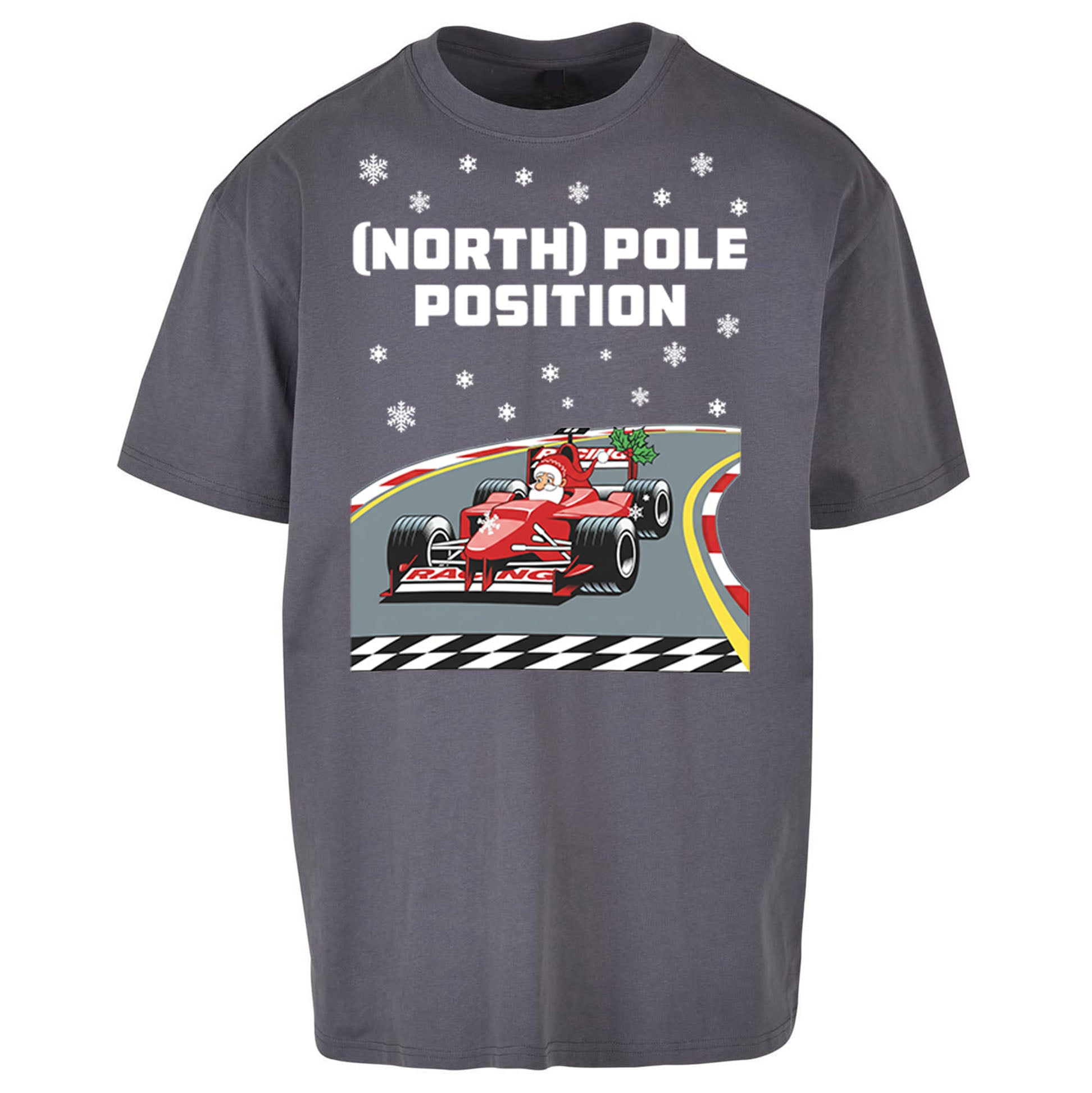 North Pole Christmas Oversized T Shirt