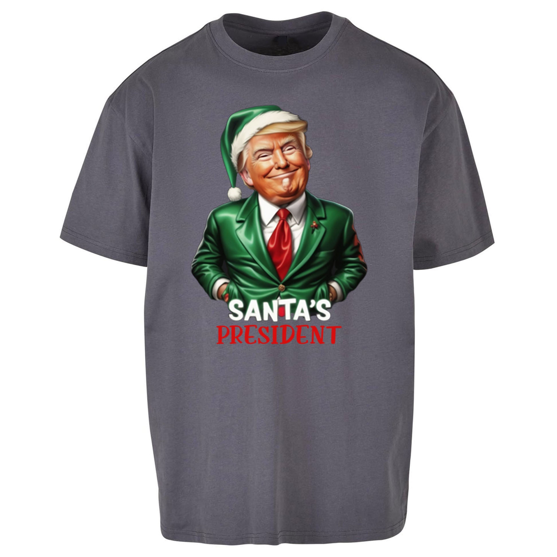 Donald Trump Christmas Oversized T Shirt