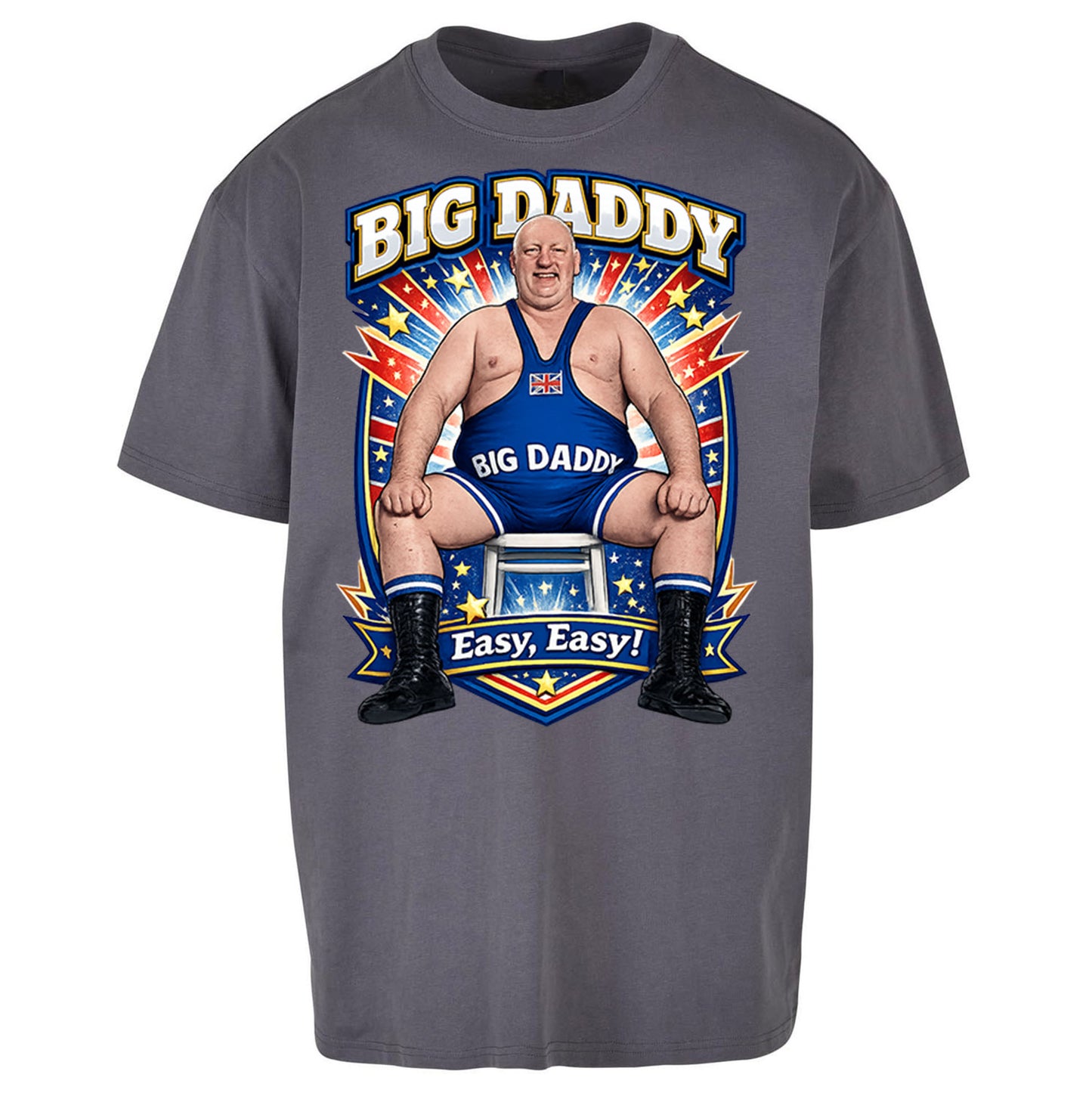 Big Daddy UK Wrestling Oversized T Shirt
