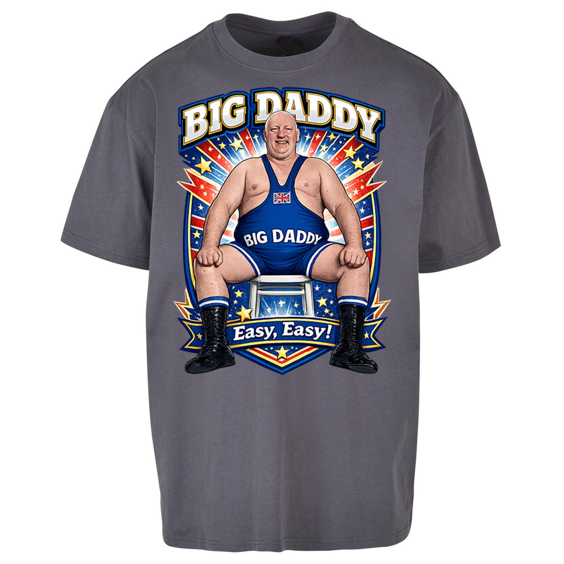 Big Daddy UK Wrestling Oversized T Shirt