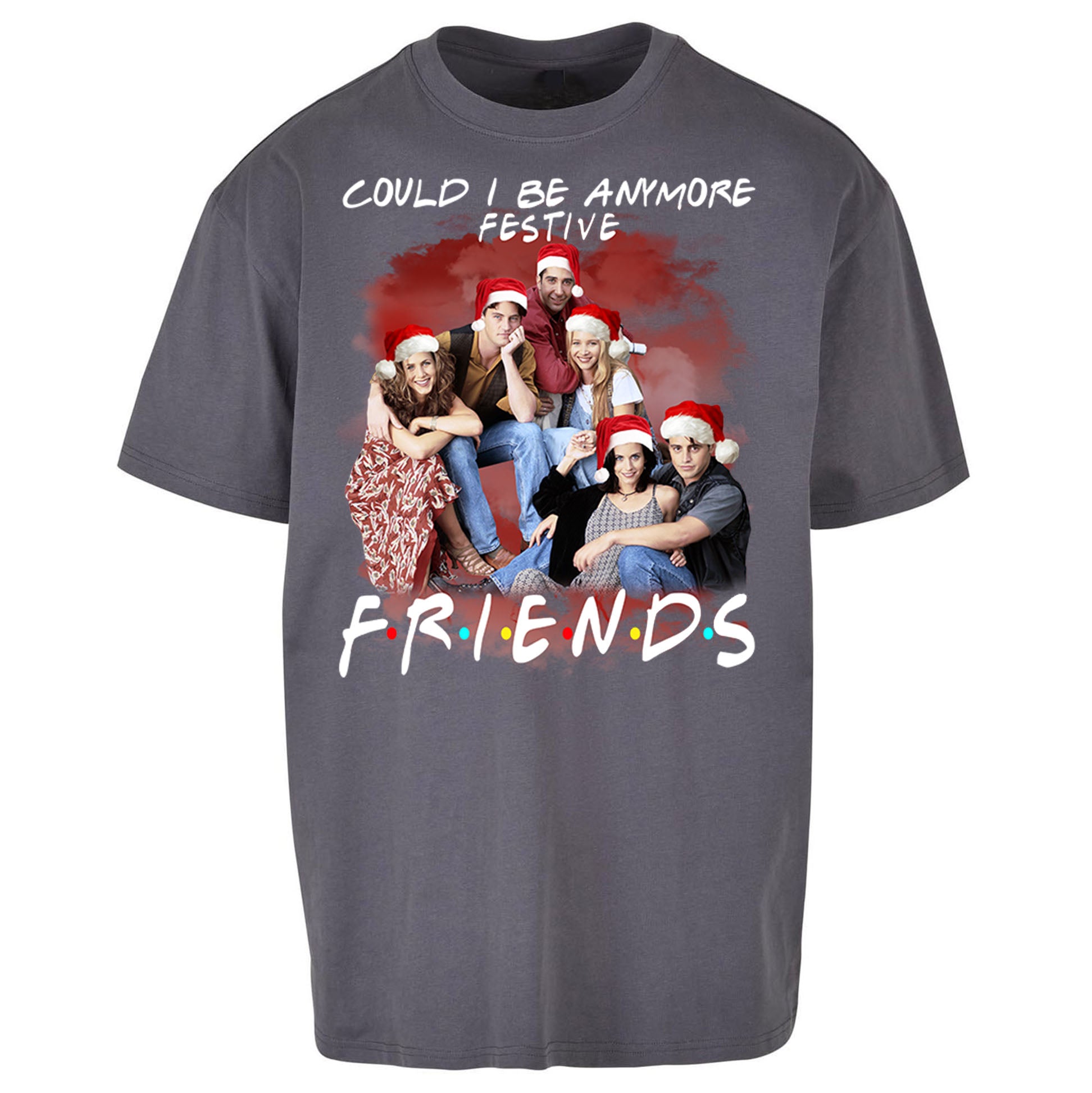 Friends Christmas Oversized T Shirt