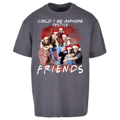 Friends Christmas Oversized T Shirt