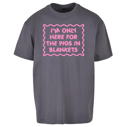 Pigs In Blankets Christmas Oversized T Shirt