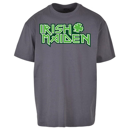 Irish Maiden St Patricks Day Oversized T Shirt 