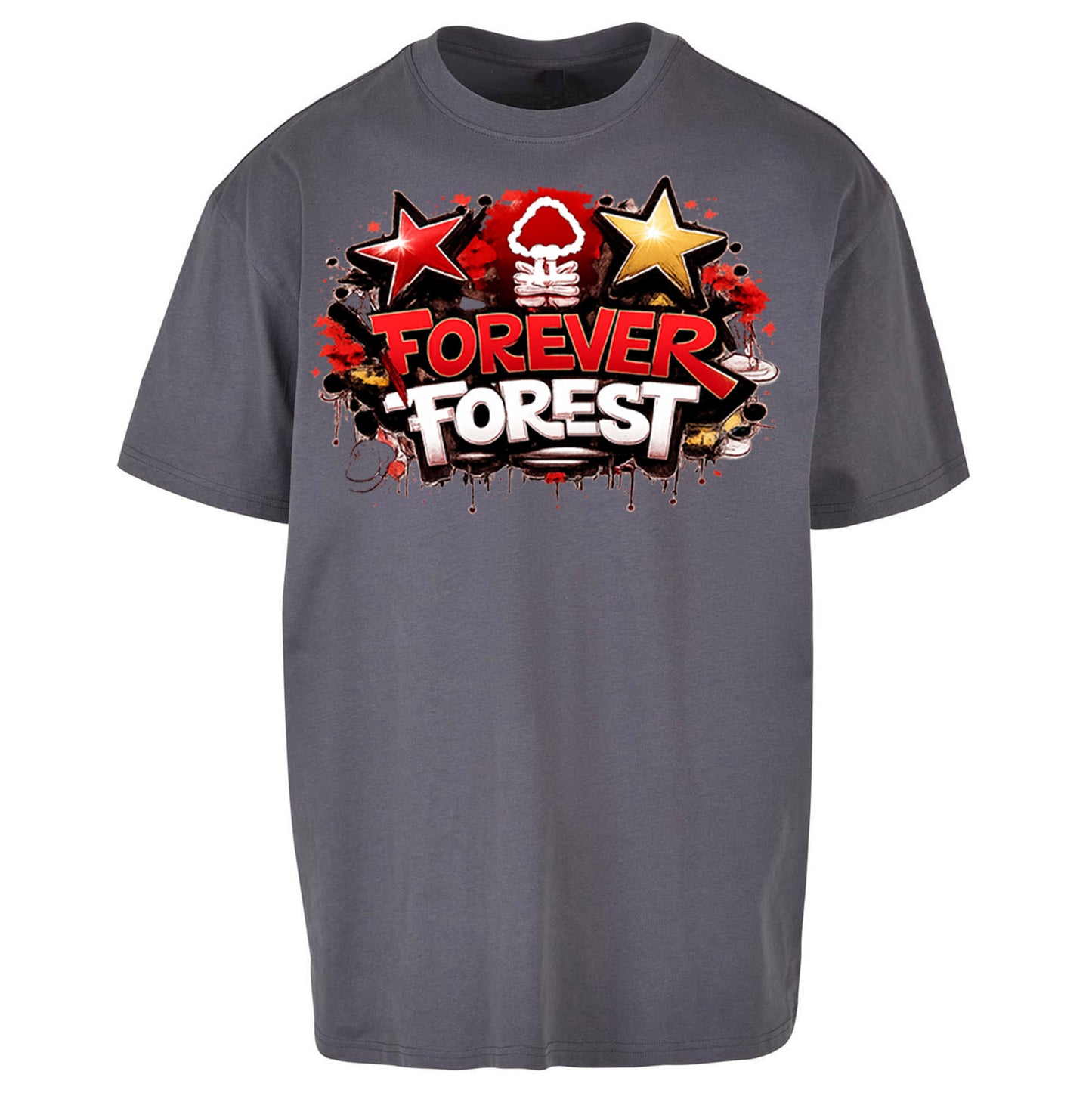 Forever Forest Football Oversized T Shirt
