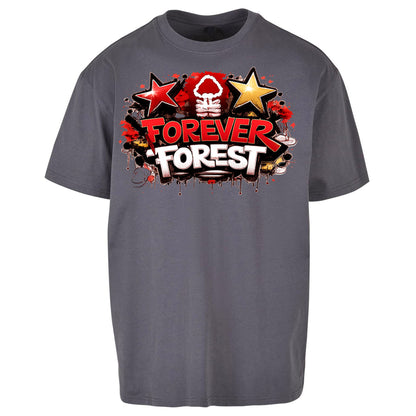 Forever Forest Football Oversized T Shirt