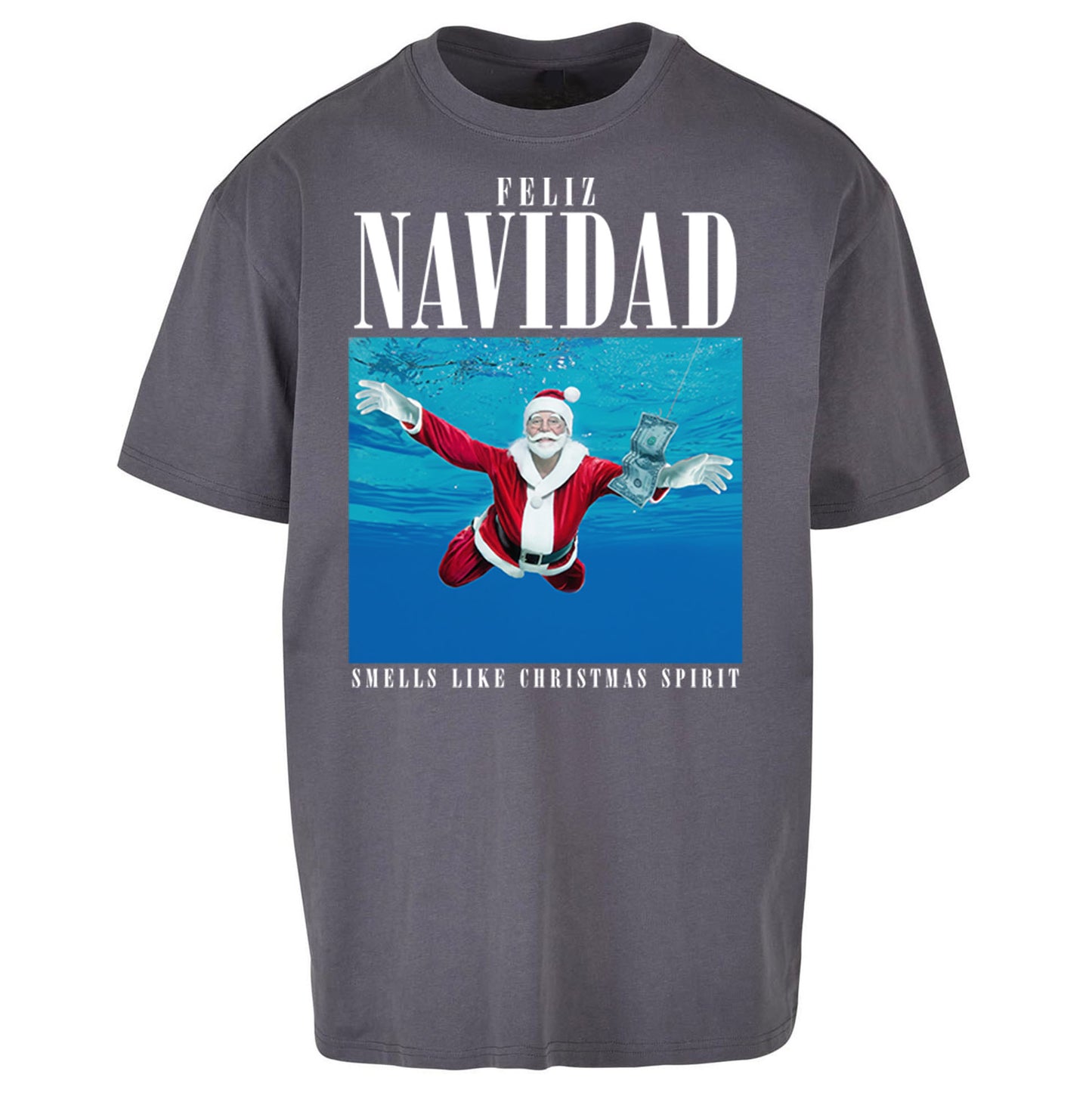 Nirvana Christmas Oversized T Shirt