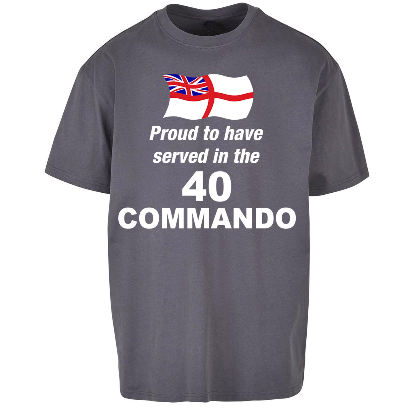 40 Commando Royal Marines Oversized T Shirt