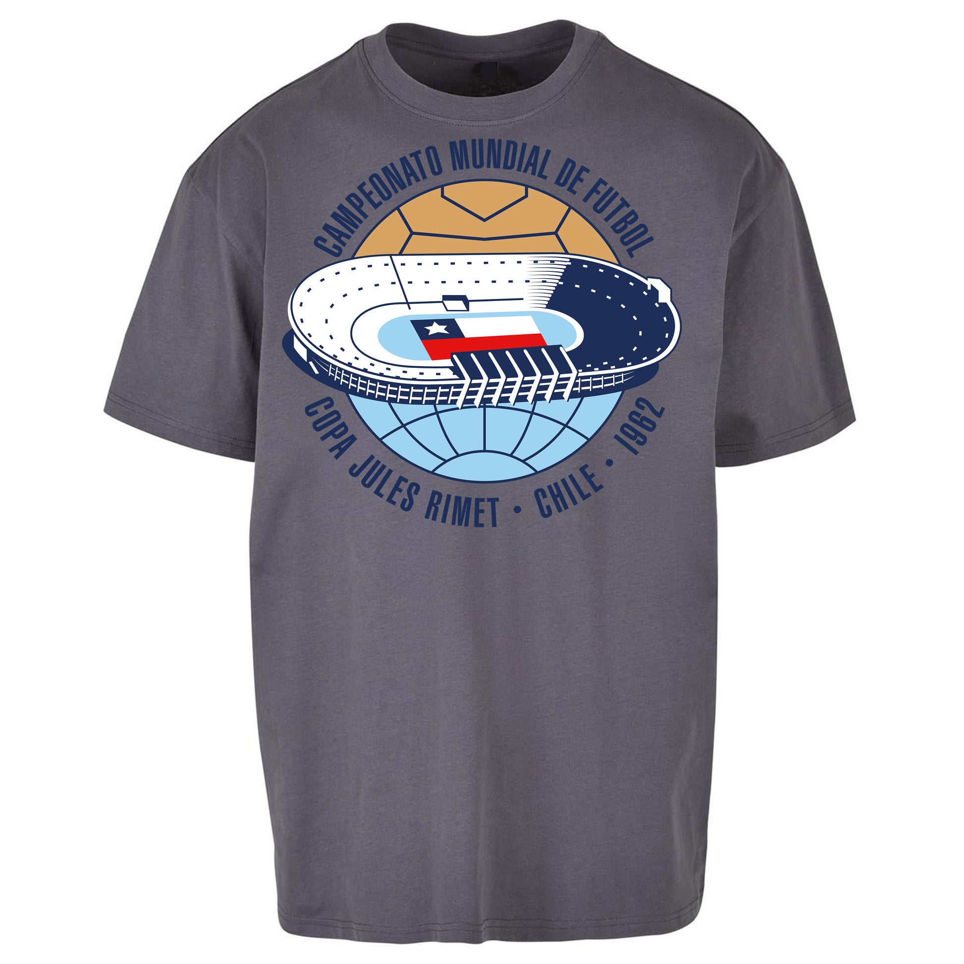 Chile 1962 Retro World Cup Oversized T Shirt
