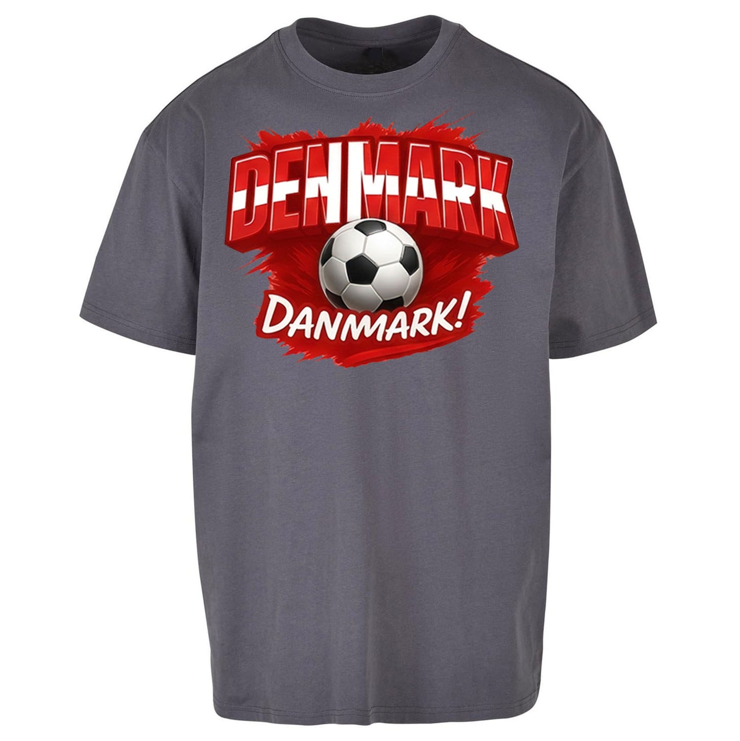 Denmark Retro World Cup Oversized T Shirt