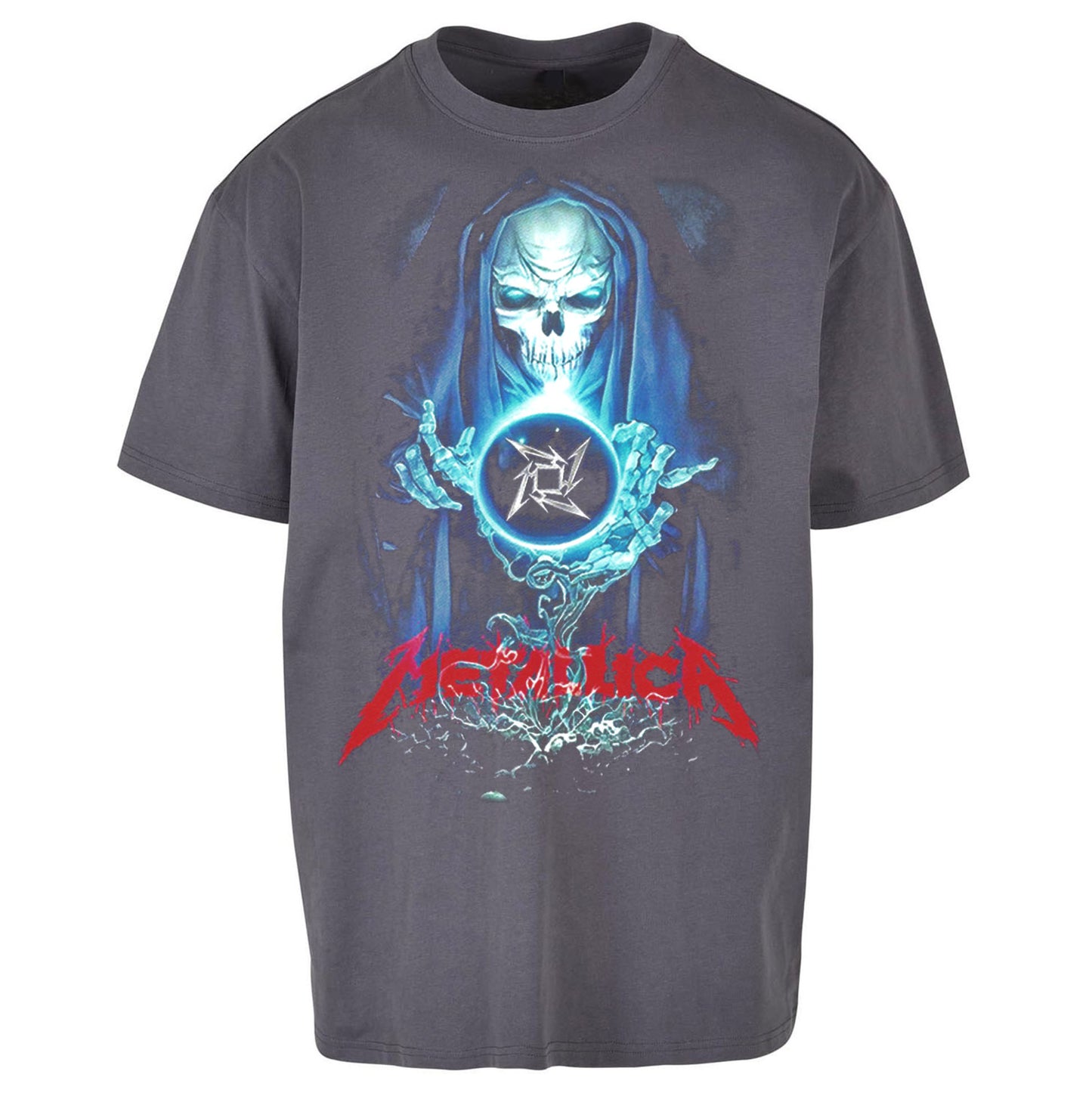 Metallica Skellington Sorcerer Oversized T Shirt