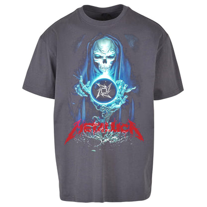 Metallica Skellington Sorcerer Oversized T Shirt