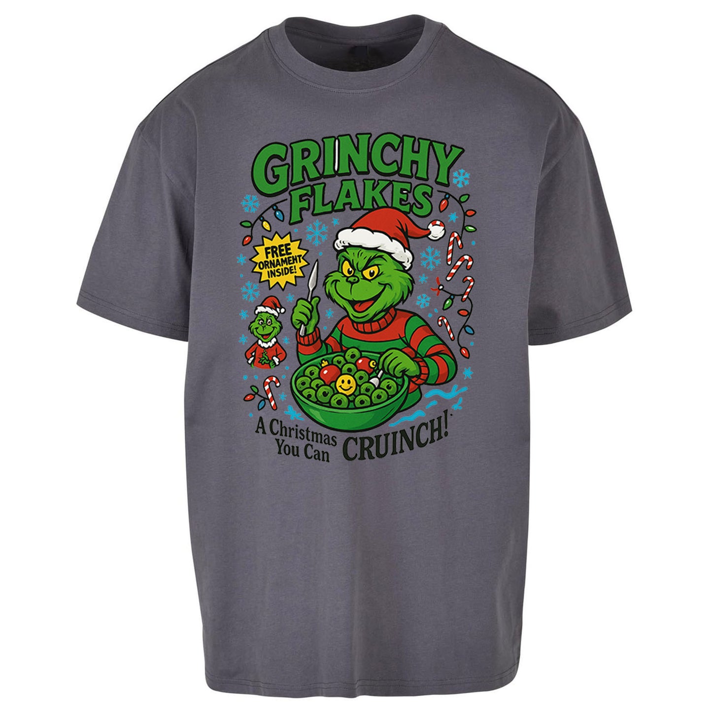 Grinch Christmas Oversized T Shirt