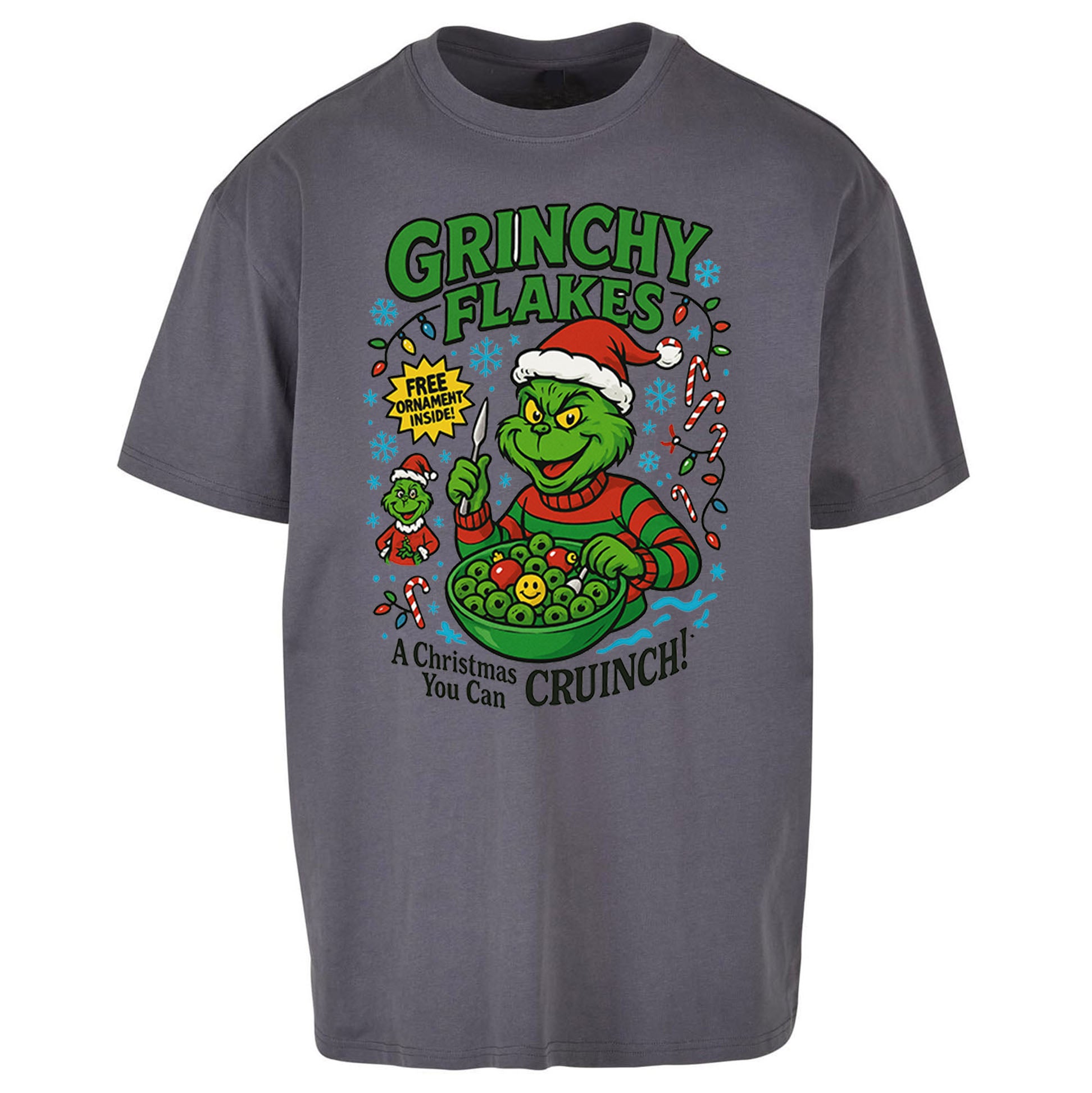 Grinch Christmas Oversized T Shirt