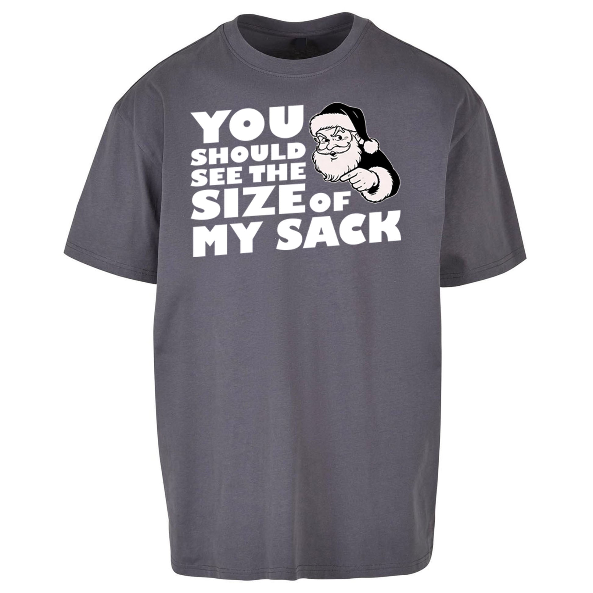 Santas Sack Oversized T Shirt
