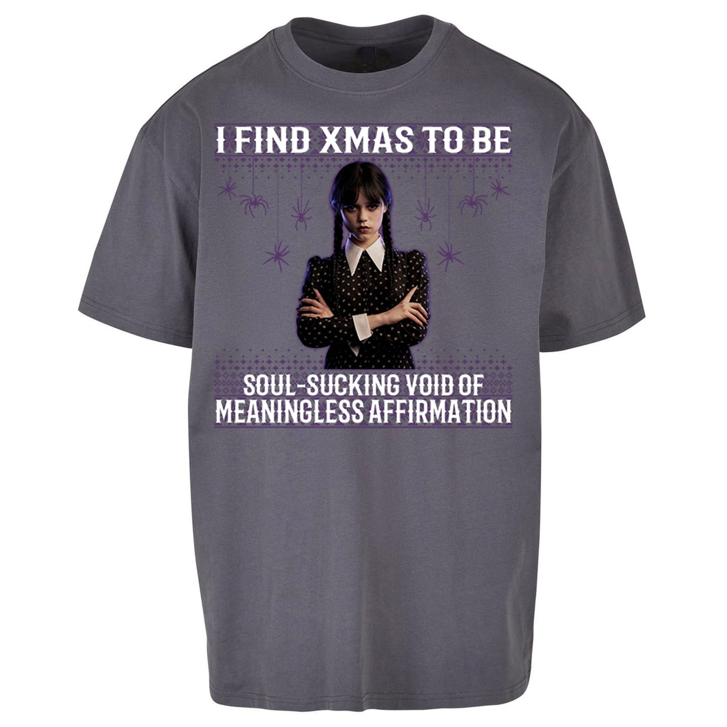 Wednesday Christmas Oversized T Shirt