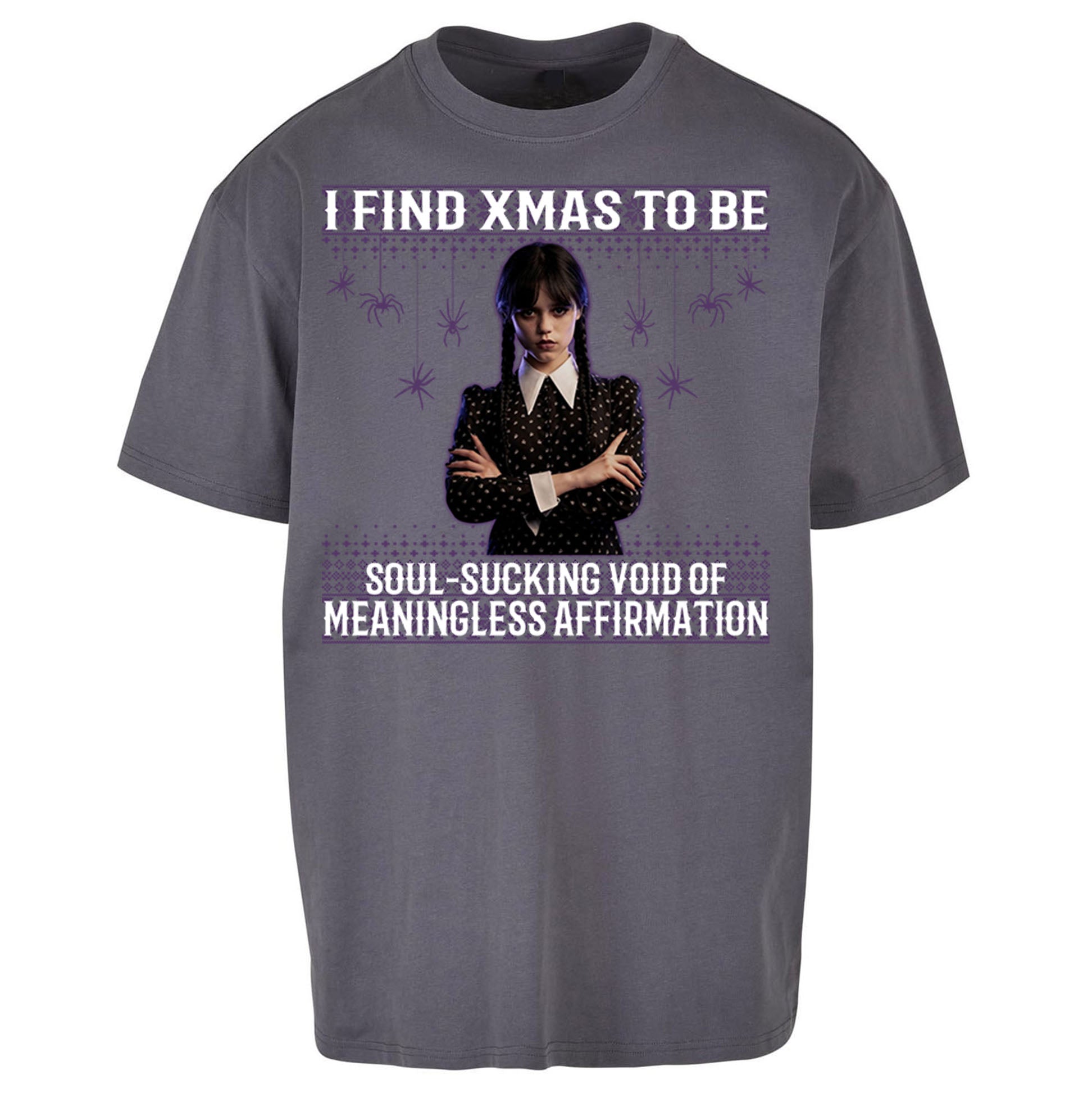 Wednesday Christmas Oversized T Shirt