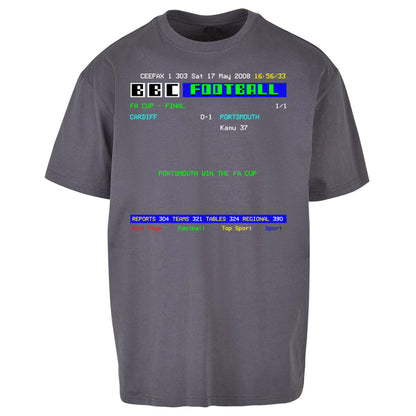 Portsmouth FA Cup Winners 2008 Oversized T Shirt