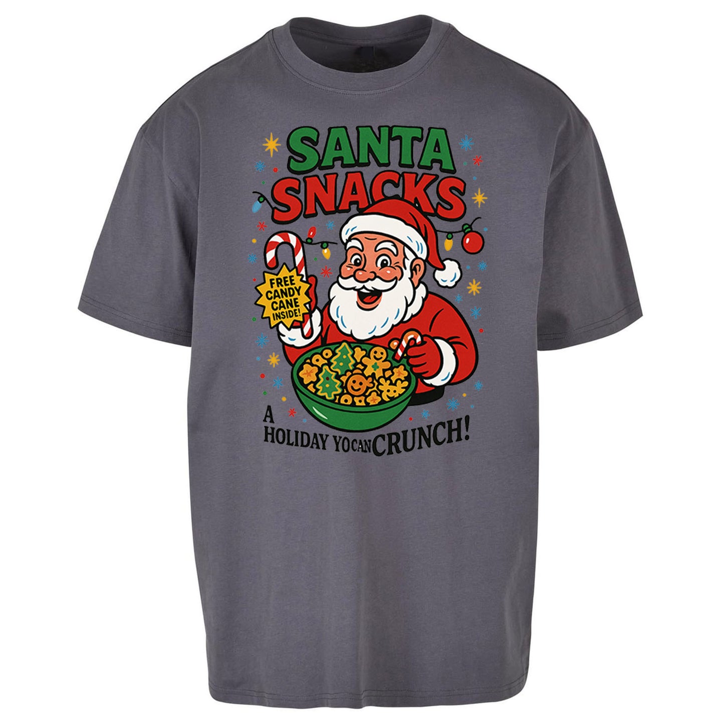 Santa Crunch Oversized T Shirt