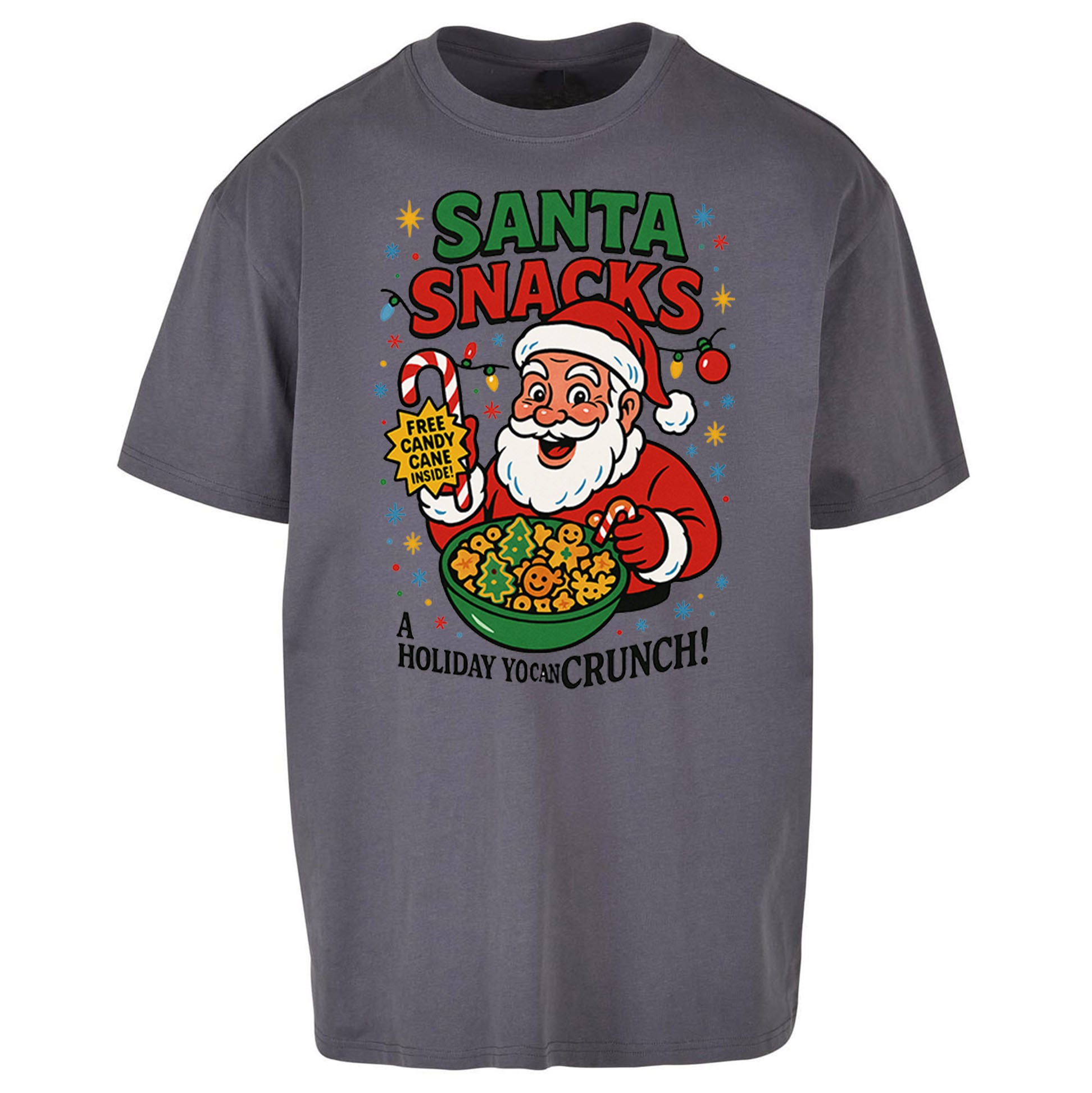 Santa Crunch Oversized T Shirt