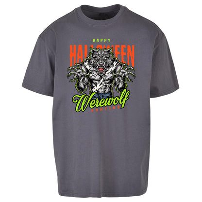 Halloween Werewolf Oversized T Shirt