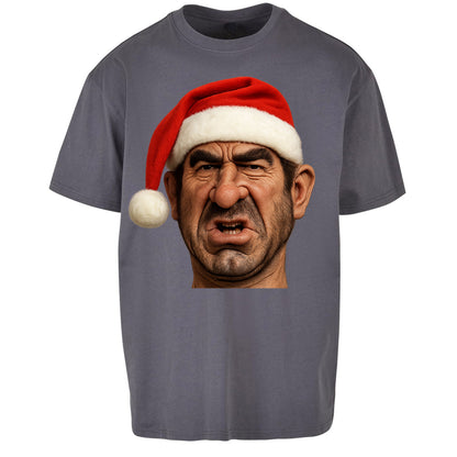 Eric Cantona Xmas Oversized T Shirt
