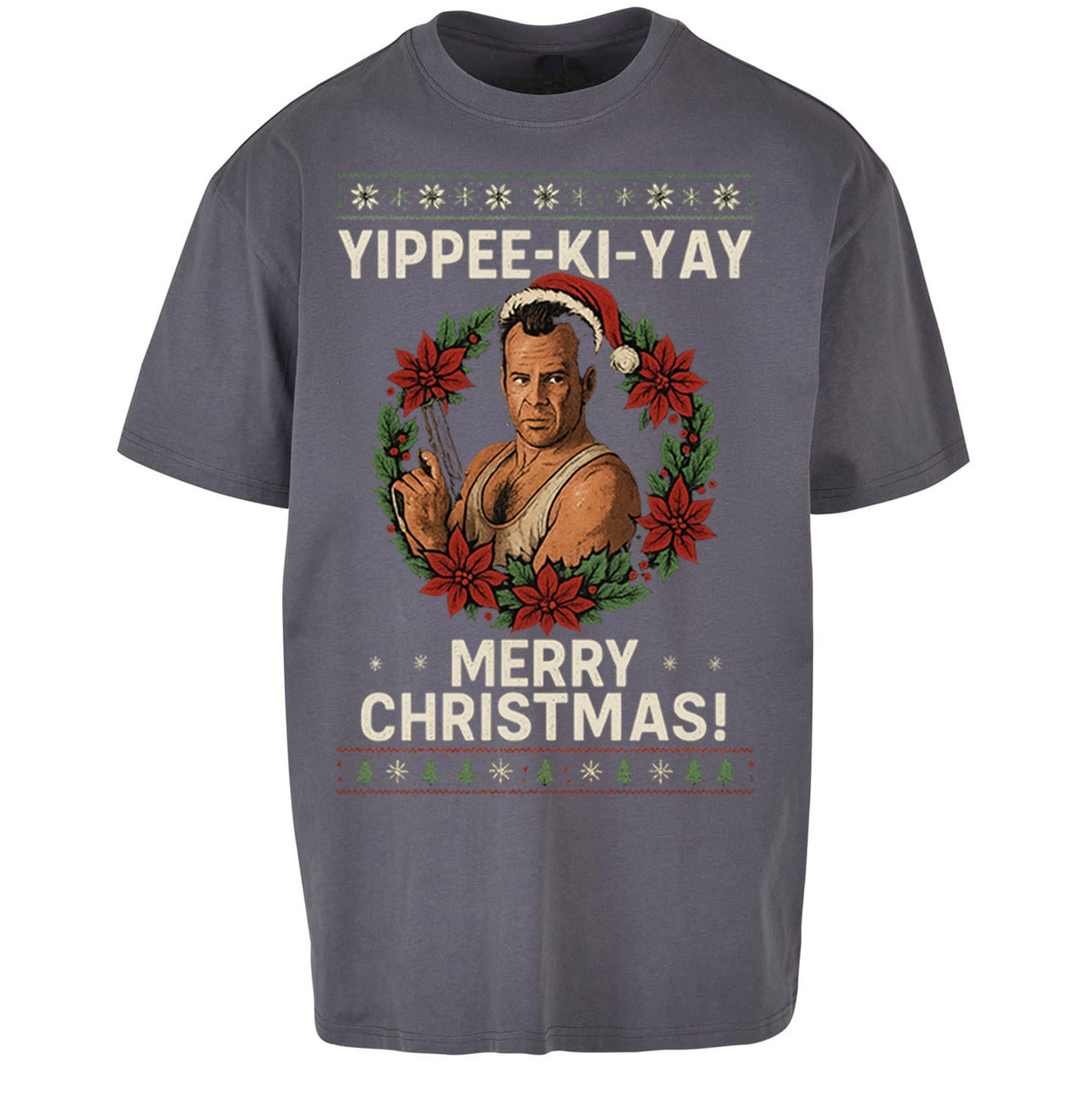 Yippee-Ki-Yay Die Hard Oversized T Shirt 