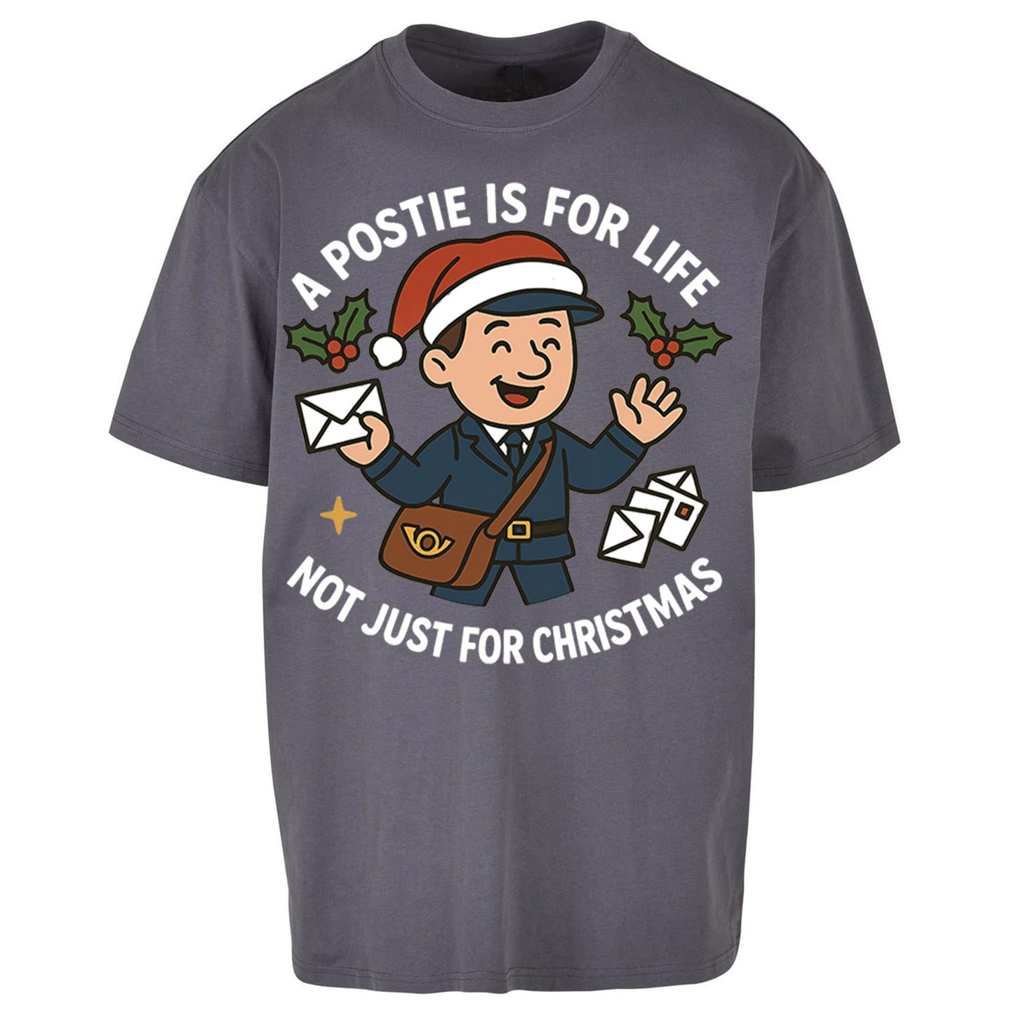 Postie Christmas Oversized T Shirt