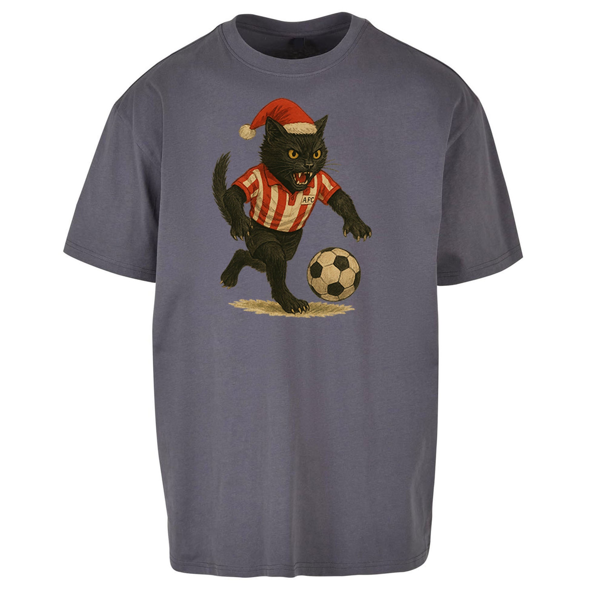 Sunderland Football Christmas Oversized T Shirt
