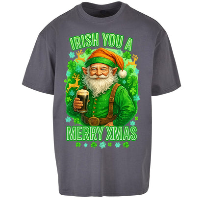 Irish Christmas Oversized T Shirt