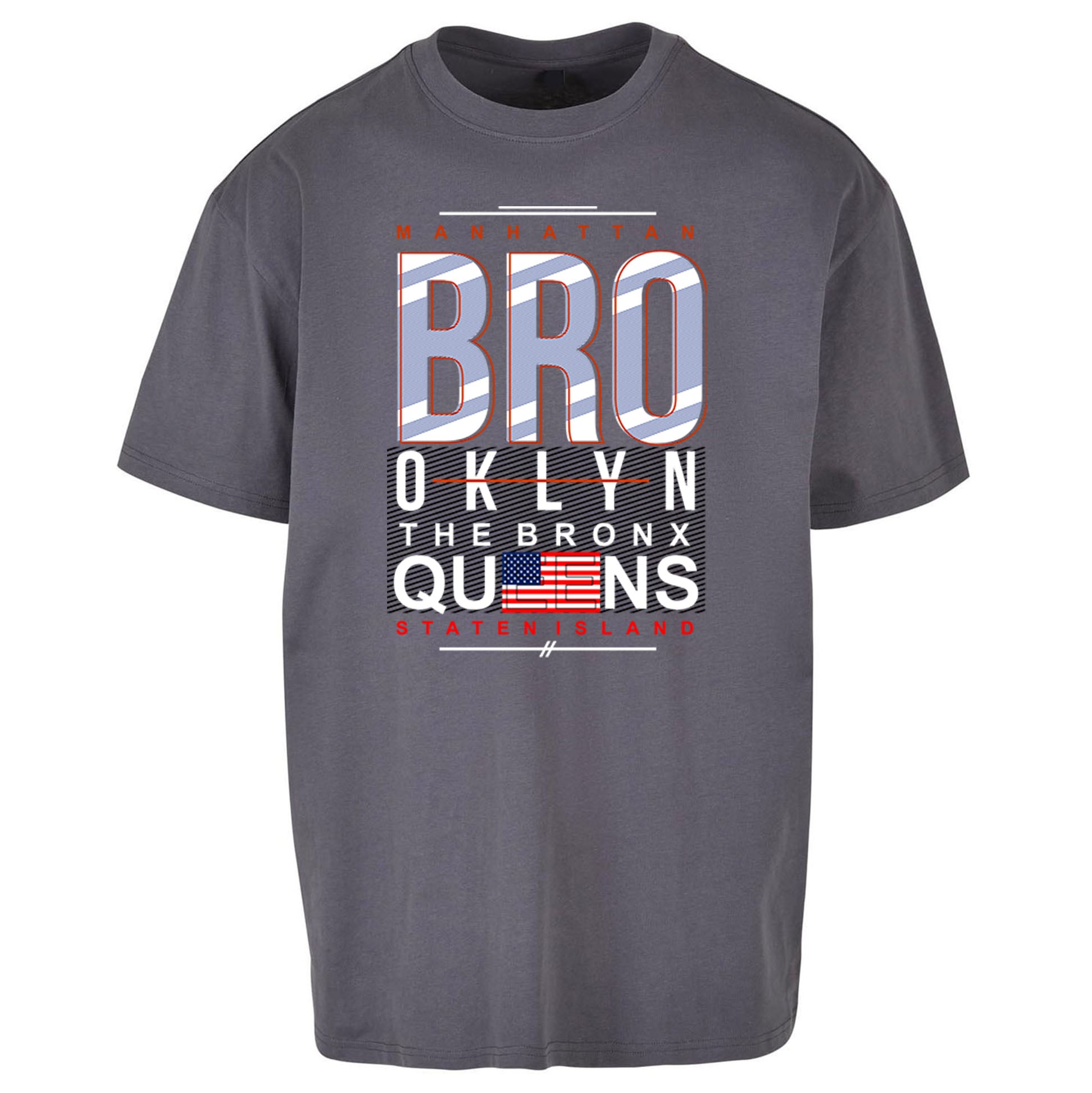 Brooklyn New York State Oversized T Shirt
