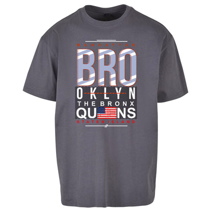 Brooklyn New York State Oversized T Shirt