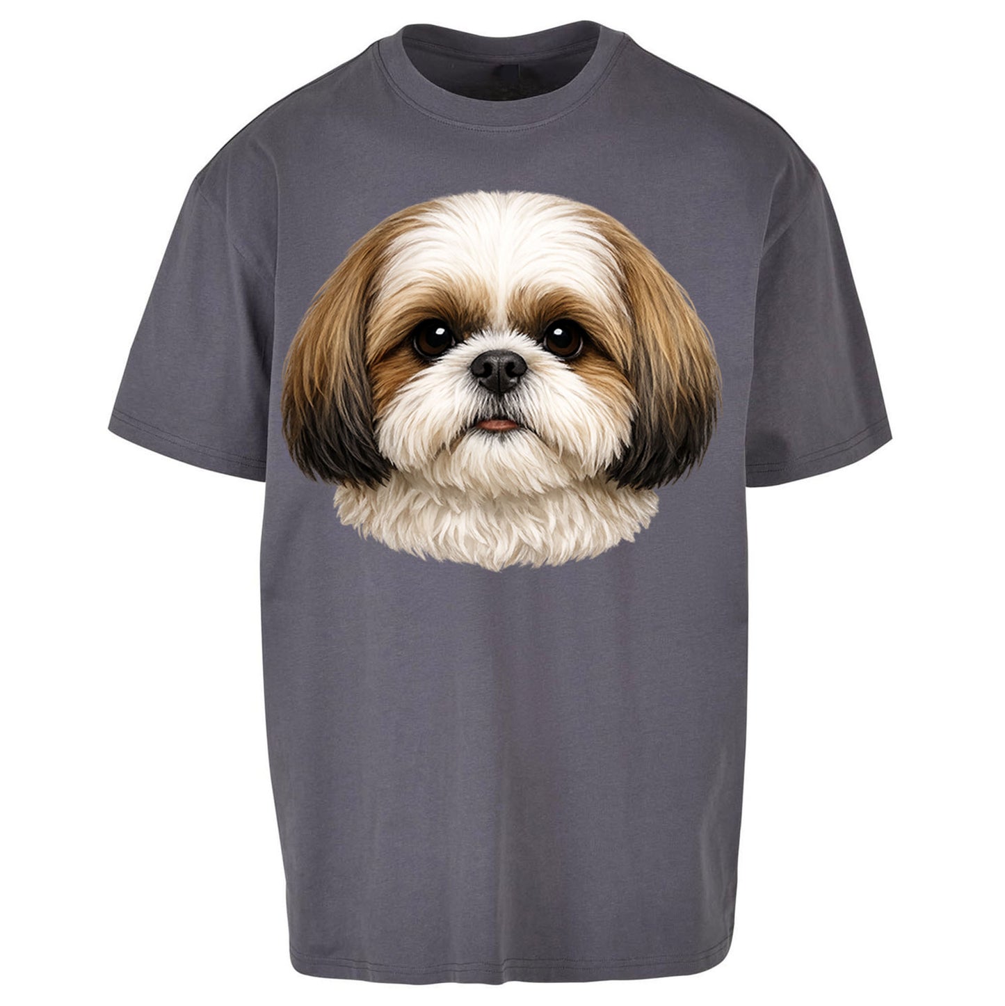 Shih Tzu Face Oversized T Shirt 