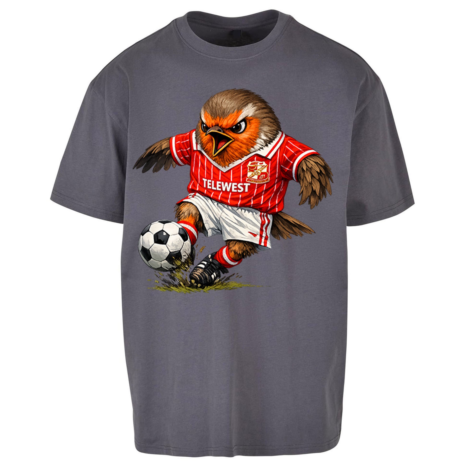 Classic Swindon Town Football Oversized T Shirt