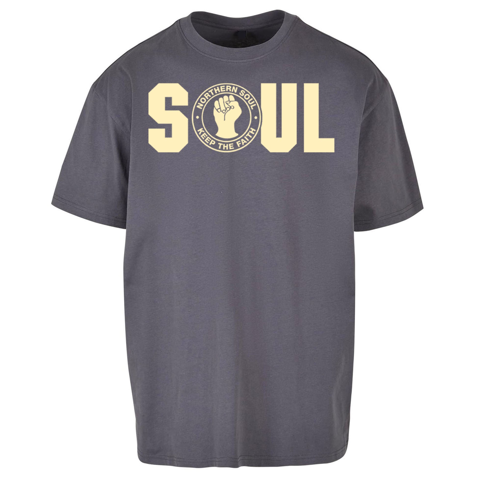 Northern Soul Keep The Faith Logo Oversized T Shirt