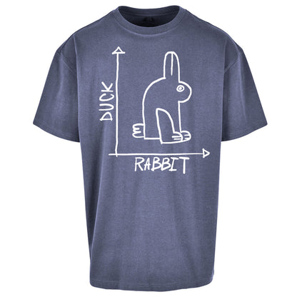 Rabbit Duck Oversized T Shirt