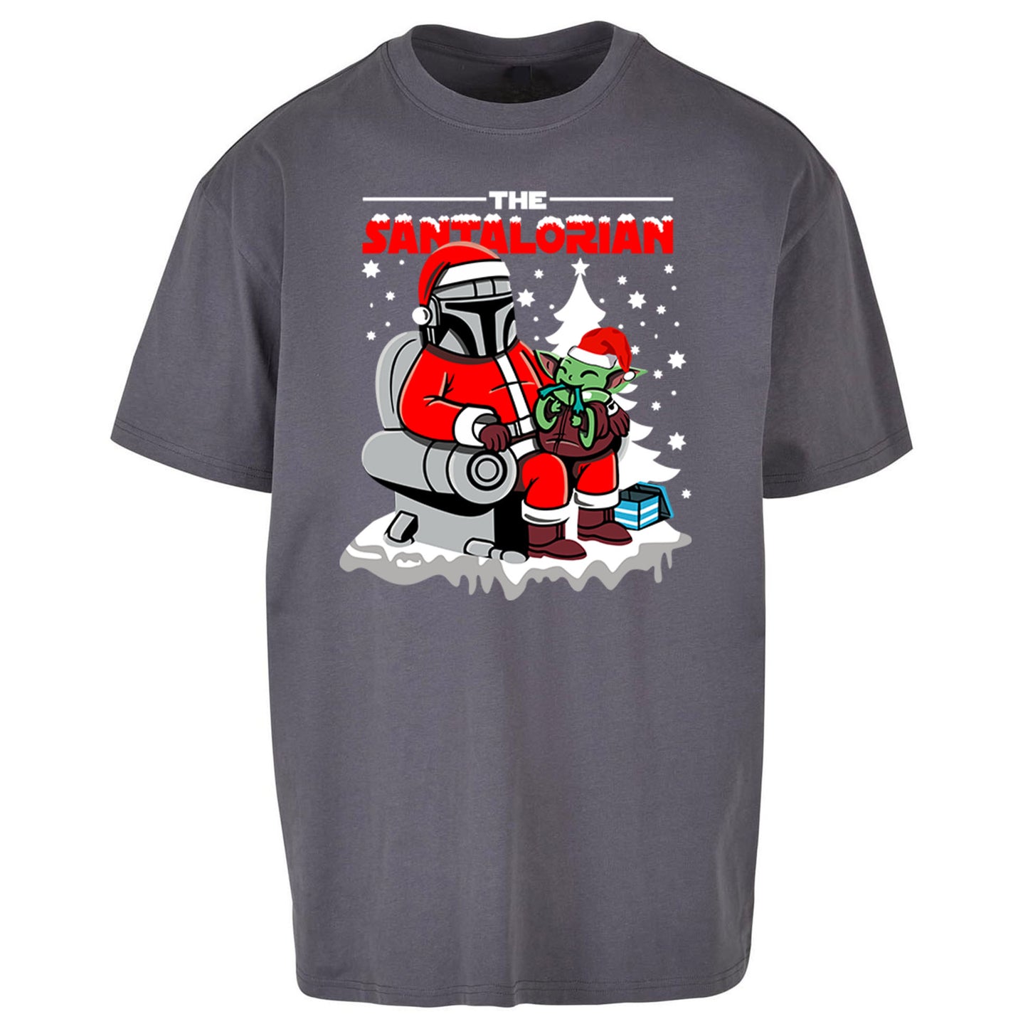 Mandalorian Christmas Oversized T Shirt