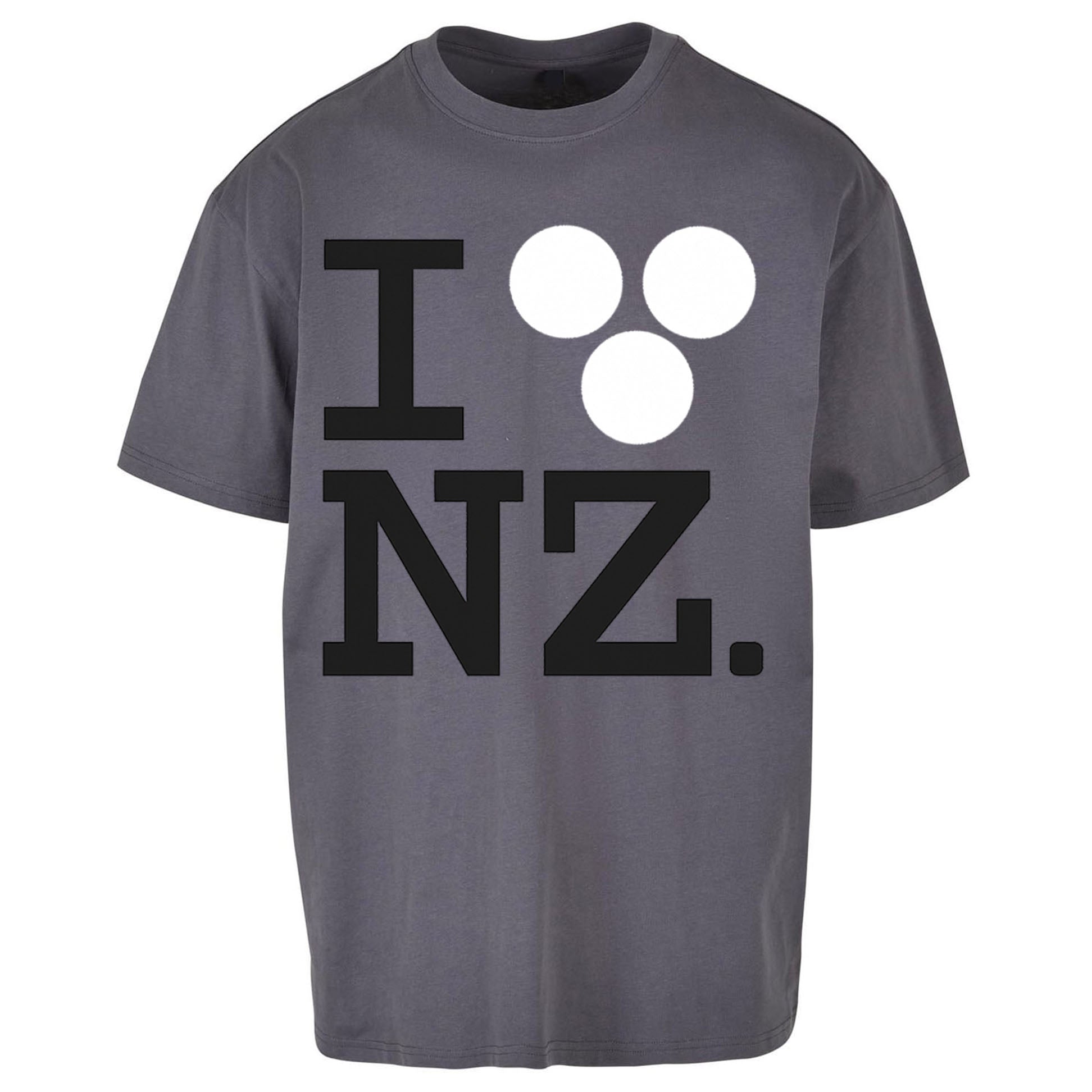 I Love NZ Orlando Bloom Huffer Oversized T Shirt