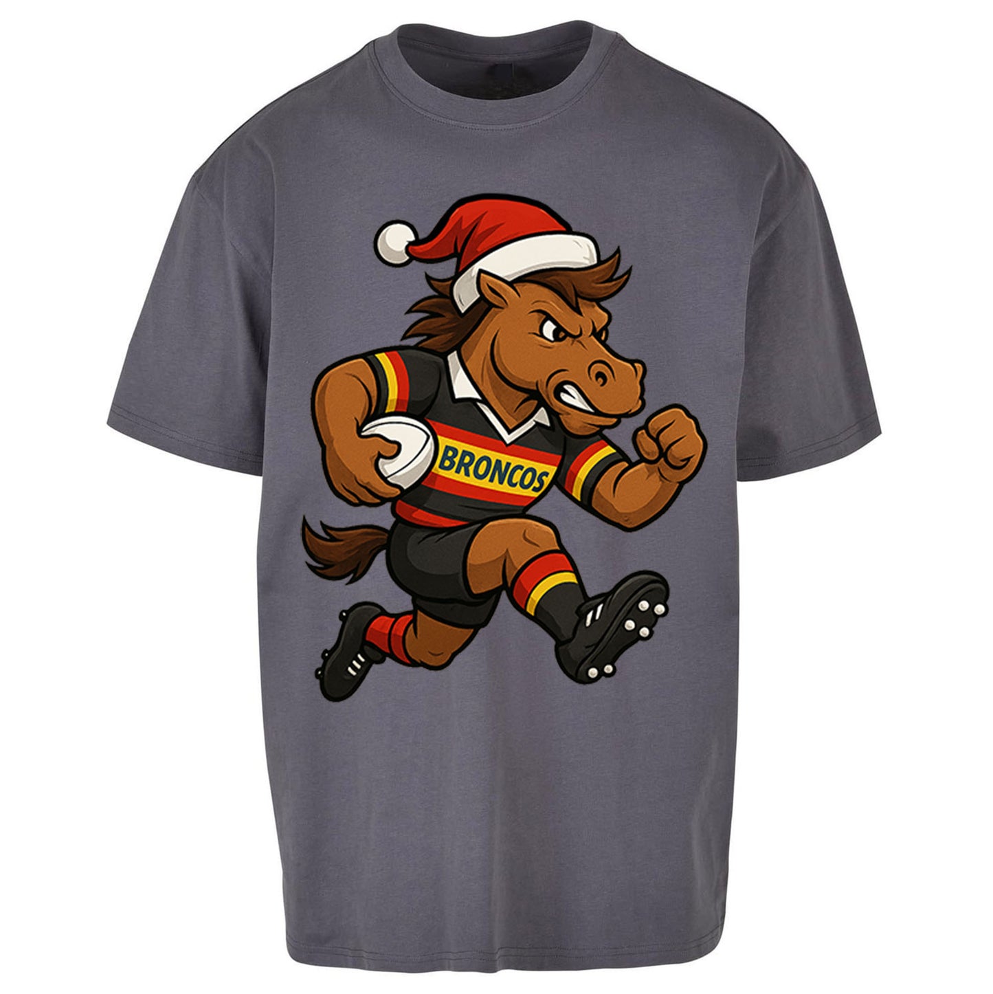 London Broncos Christmas Oversized T Shirt