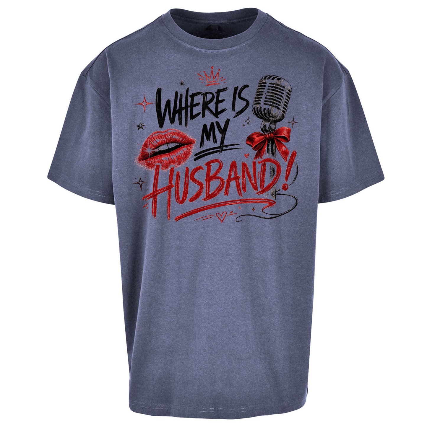 RAYE Where Is My Husband! Oversized T Shirt