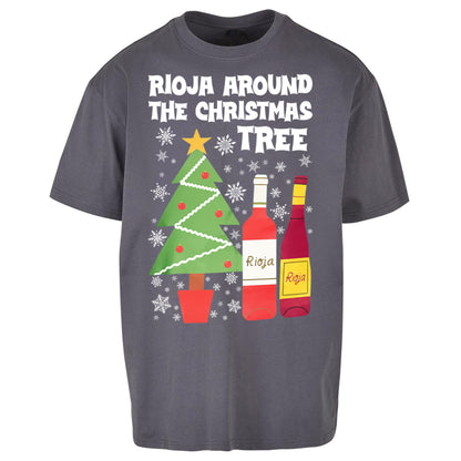 Rioja Wine Christmas Oversized T Shirt