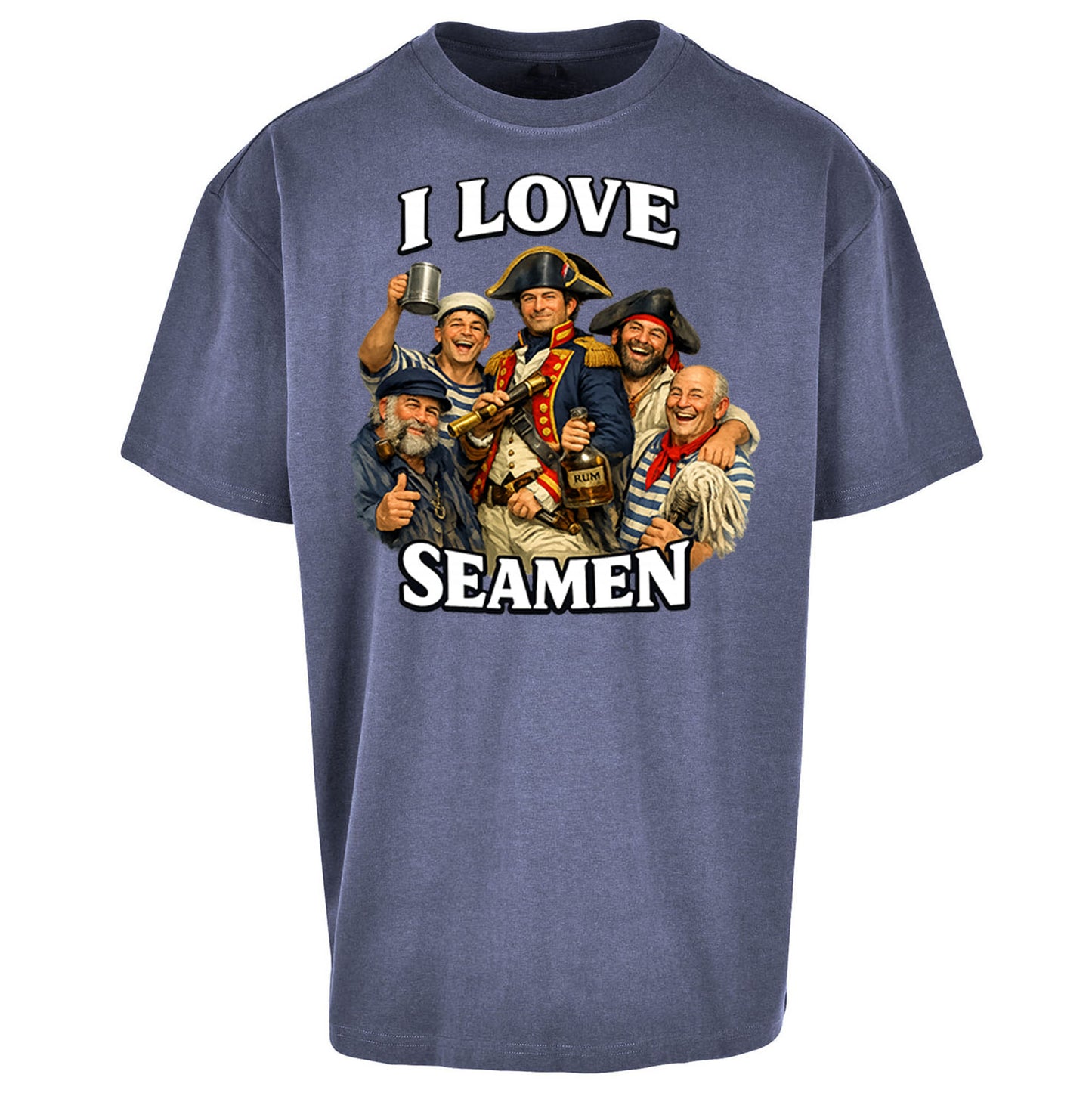 I Love Seamen Funny Cringe Meme Offensive  Oversized T Shirt